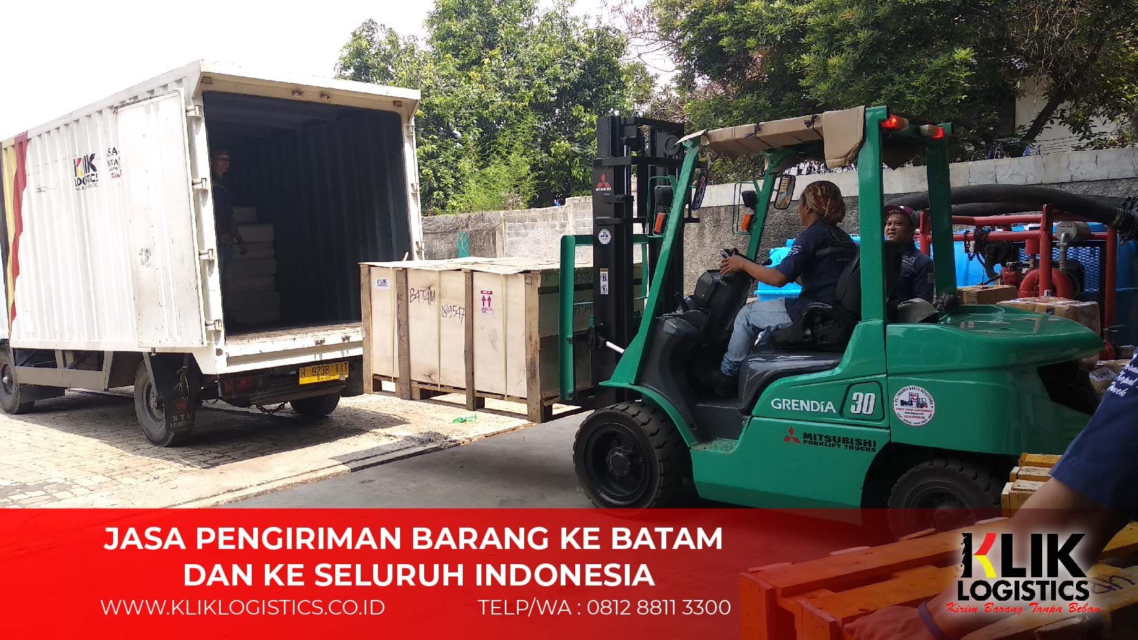 Pengiriman Barang Container LCL Murah Ke Batam - Klik Logistics