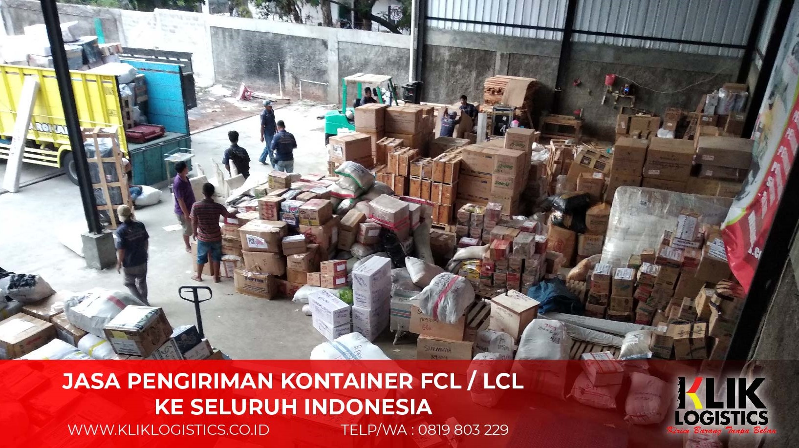 Jasa Pengiriman Cargo Kontainer FCL Murah Ke Batam