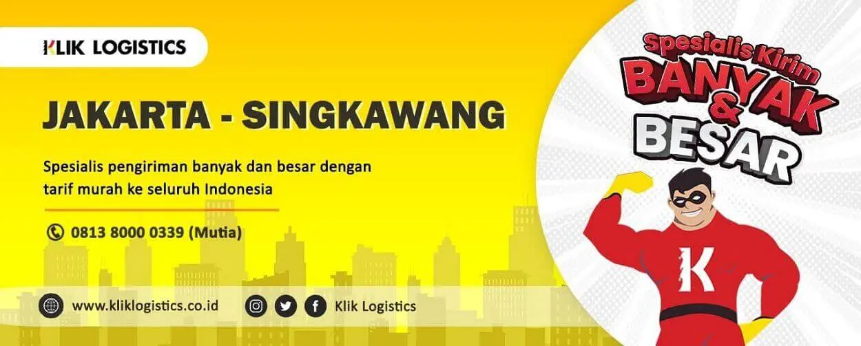 EKSPEDISI CARGO JAKARTA SINGKAWANG MURAH DAN AMAN KLIK LOGISTICS