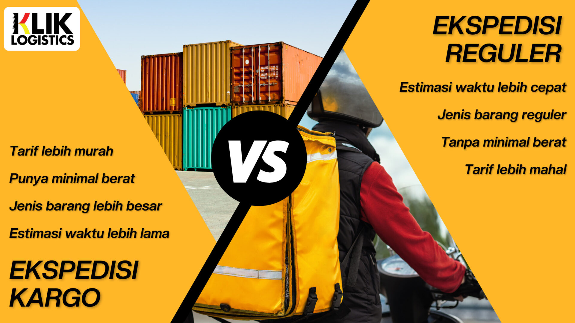 perbedaan layanan cargo dan regular