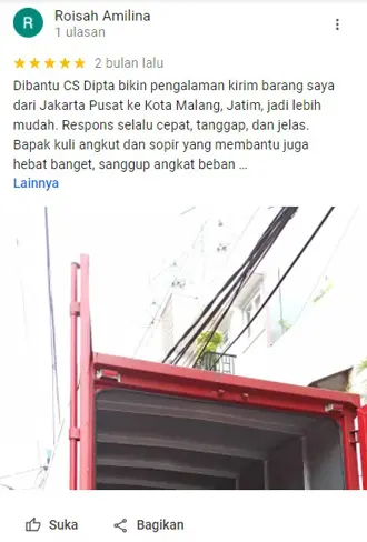 testimoni klik logistics 1