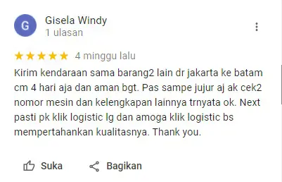 testimoni klik logistics terbaru 3