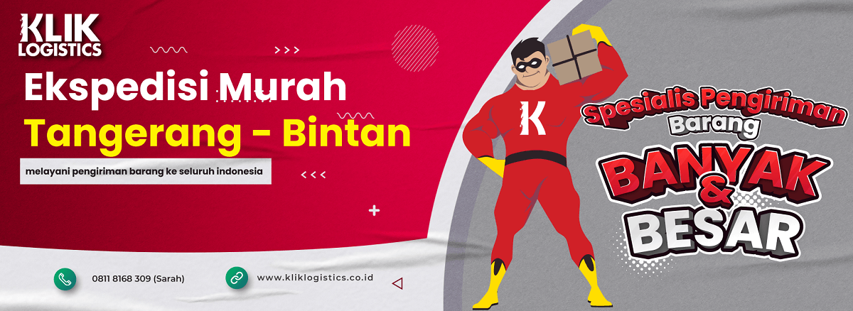 jasa ekspedisi tangerang bintan tarif termurah klik logistics