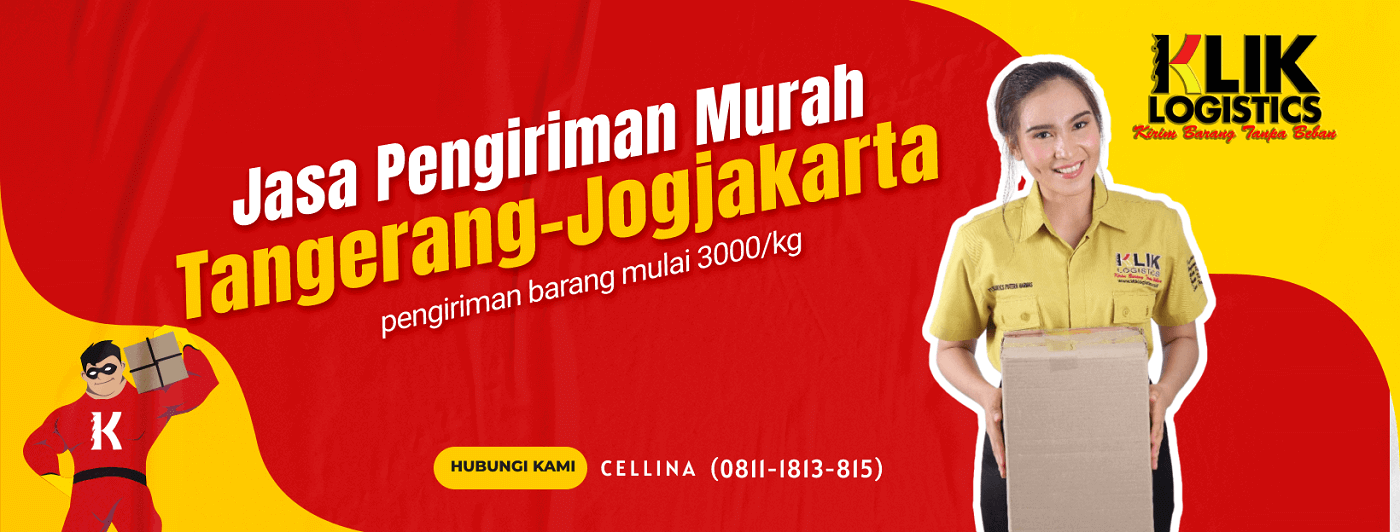 Jasa Ekspedisi Tangerang Jogjakarta murah klik logistics