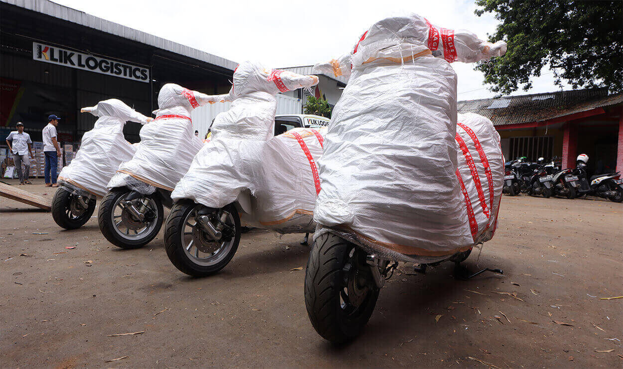 jasa kirim motor murah jakarta ke seluruh indonesia klik logistics