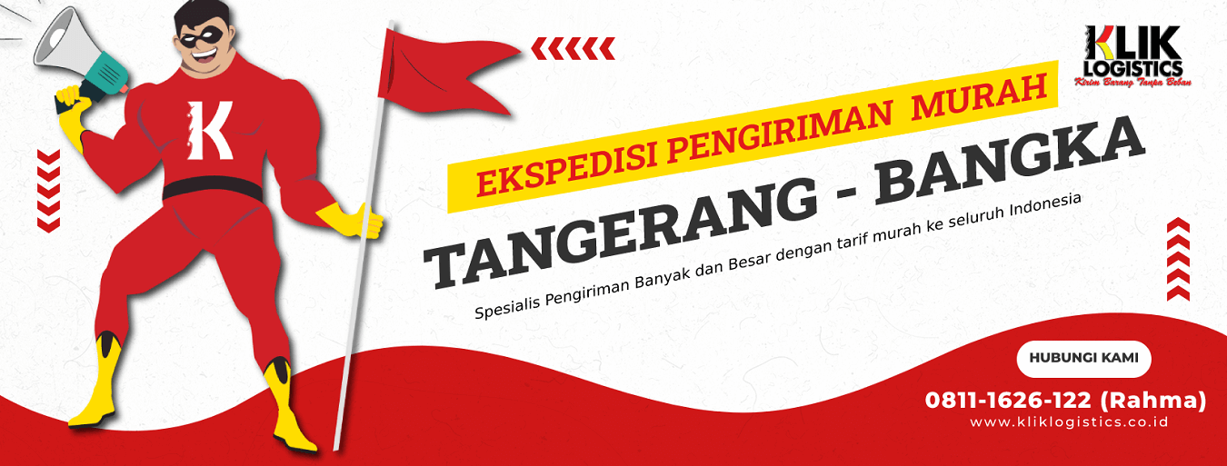 ekspedisi tangerang bangka klik logistics murah