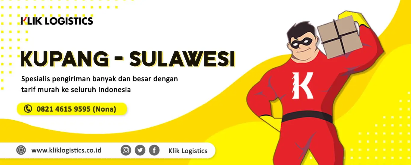 jasa ekspedisi cargo murah dari kupang ke sulawesi dijamin aman klik logistics