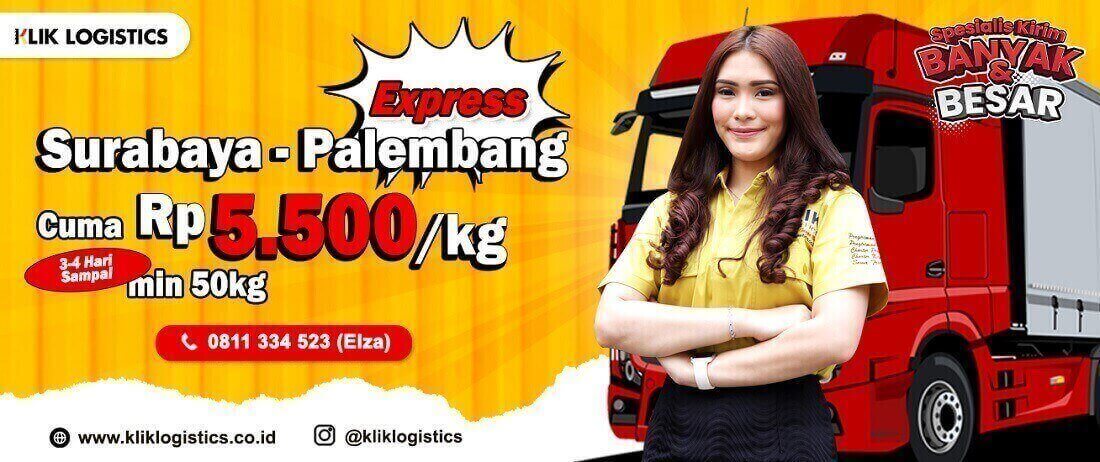 ekspedisi surabaya palembang express
