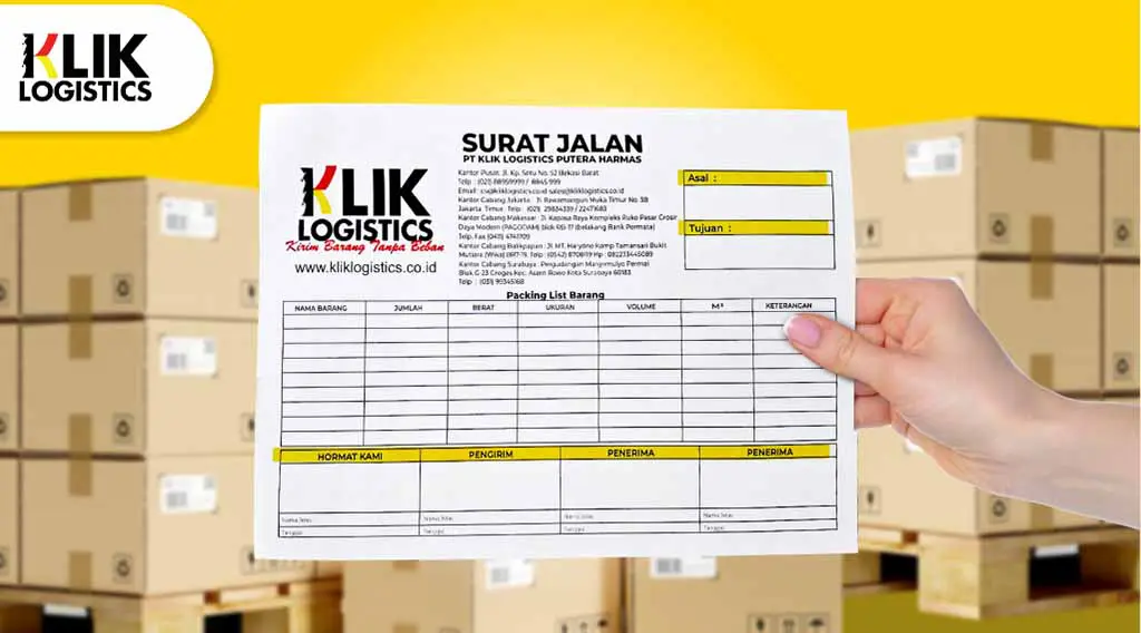 surat jalan pengiriman barang
