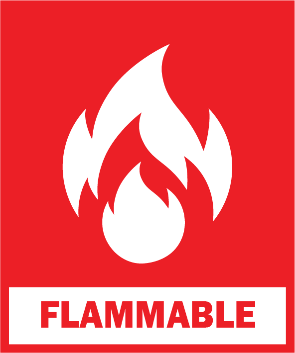 simbol flammable