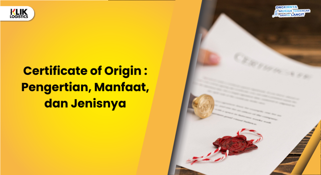 certificate of origin