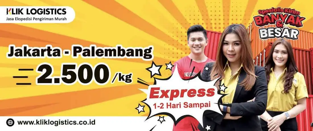 tarif ekspedisi jakarta palembang termurah