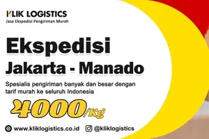 ekspedisi cargo murah jakarta manado klik logistics