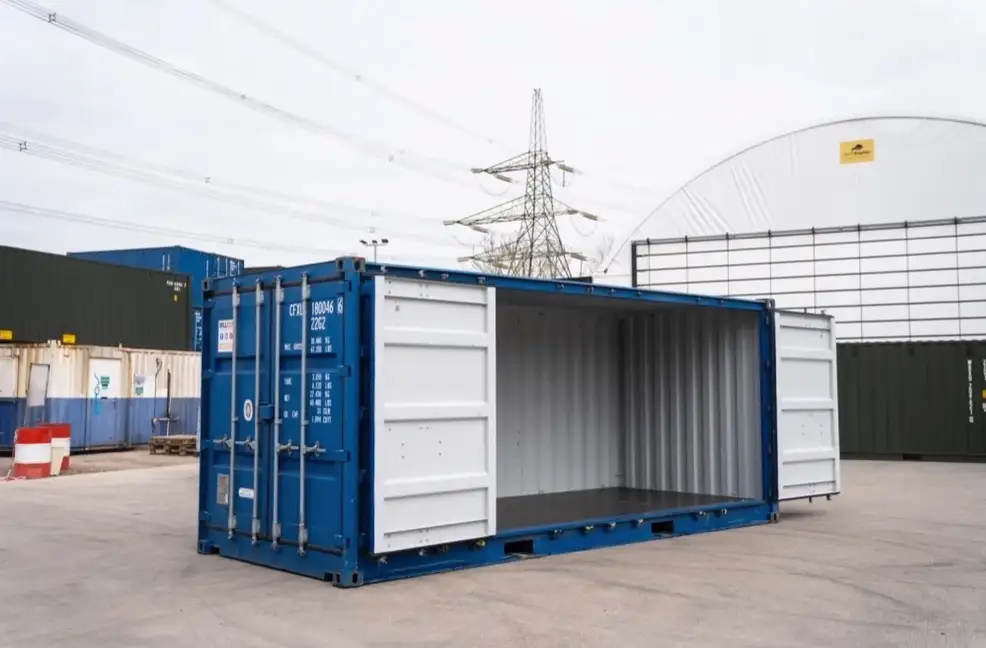 container open side