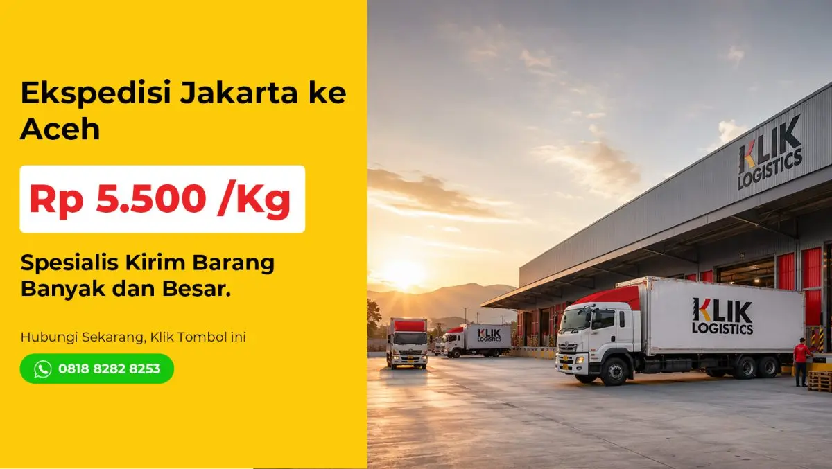 ekspedisi jakarta aceh klik logistics