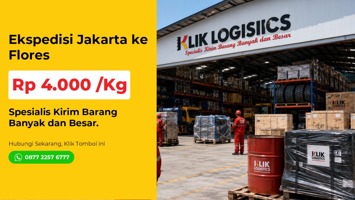 ekspedisi jakarta flores klik logistics