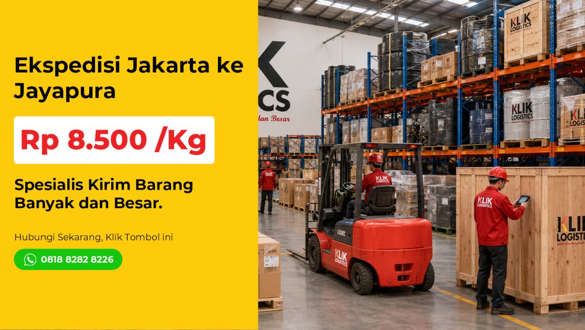 ekspedisi jakarta jayapura klik logistics