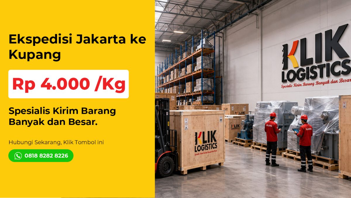ekspedisi jakarta kupang klik logistics