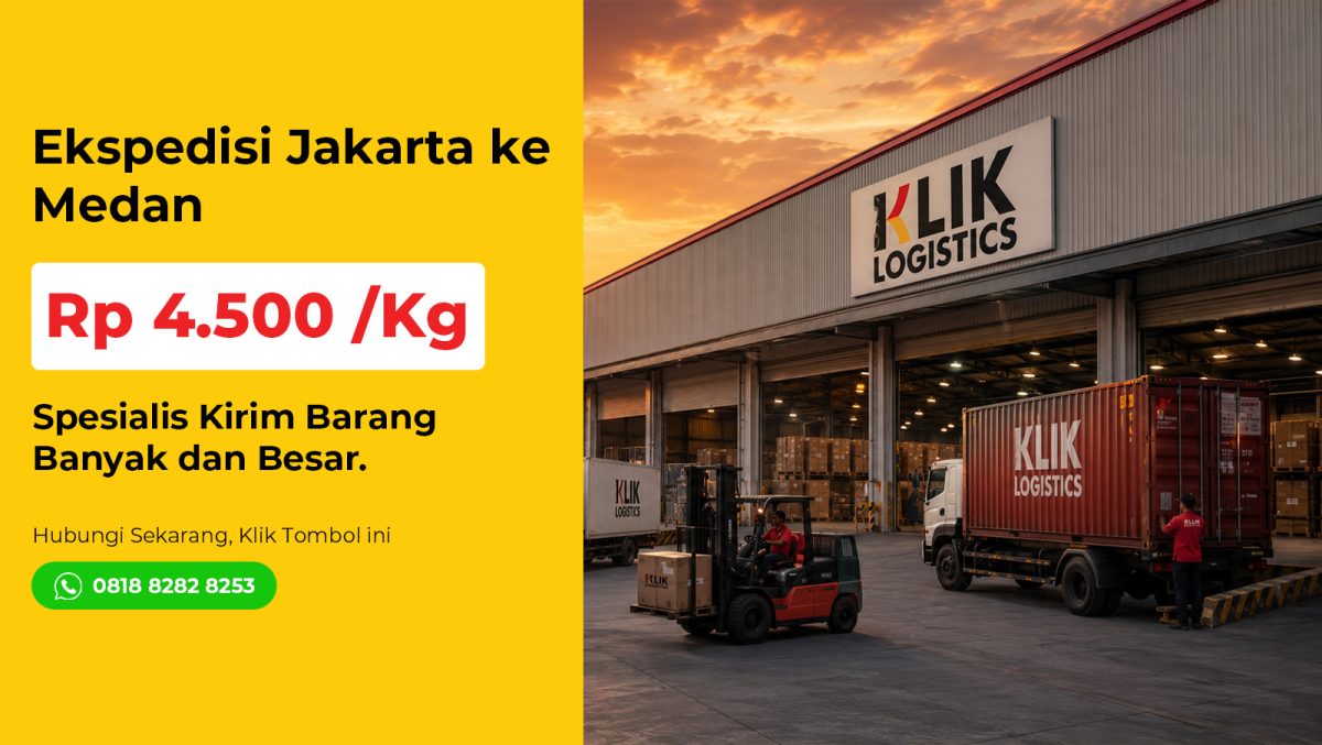 ekspedisi jakarta medan klik logistics
