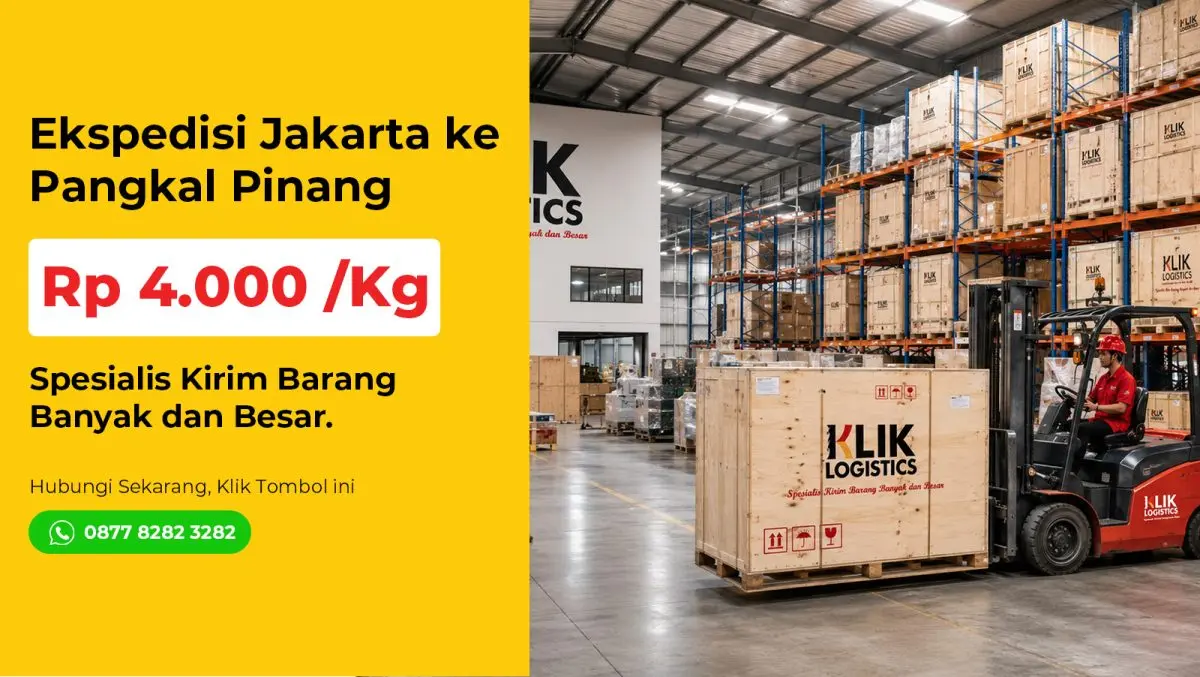 ekspedisi jakarta bangka klik logistics