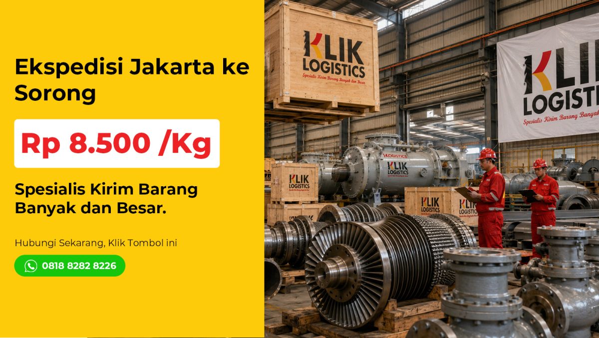 ekspedisi jakarta sorong klik logistics