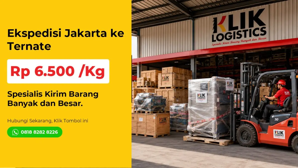 ekspedisi jakarta ternate klik logistics