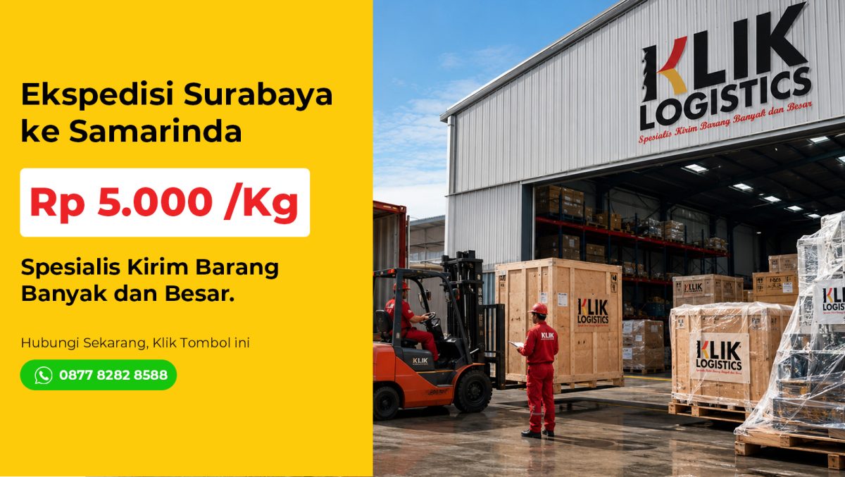 ekspedisi surabaya samarinda klik logistics