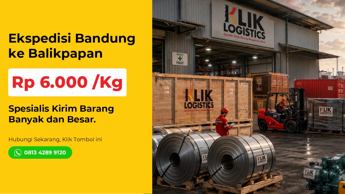 ekspedisi bandung balikpapan klik logistics