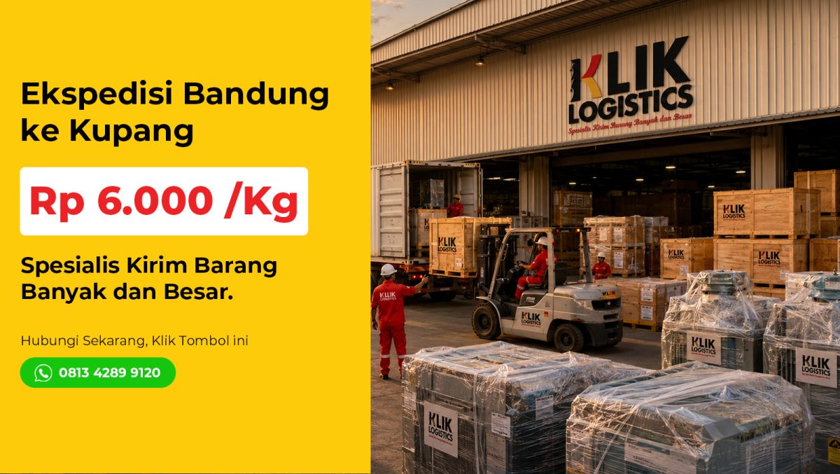 ekspedisi bandung kupang klik logistics