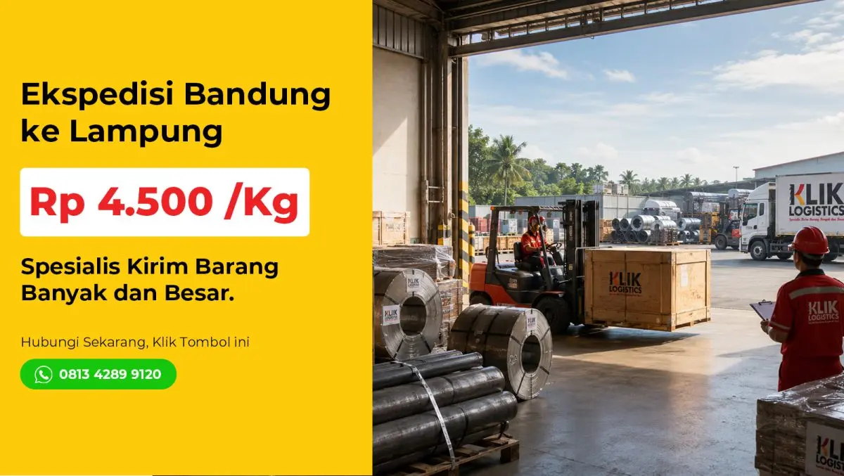 ekspedisi bandung lampung klik logistics