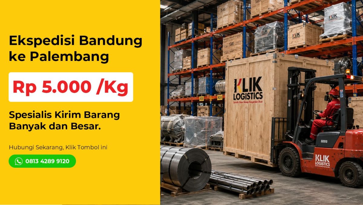 ekspedisi Bandung Palembang Klik Logistics