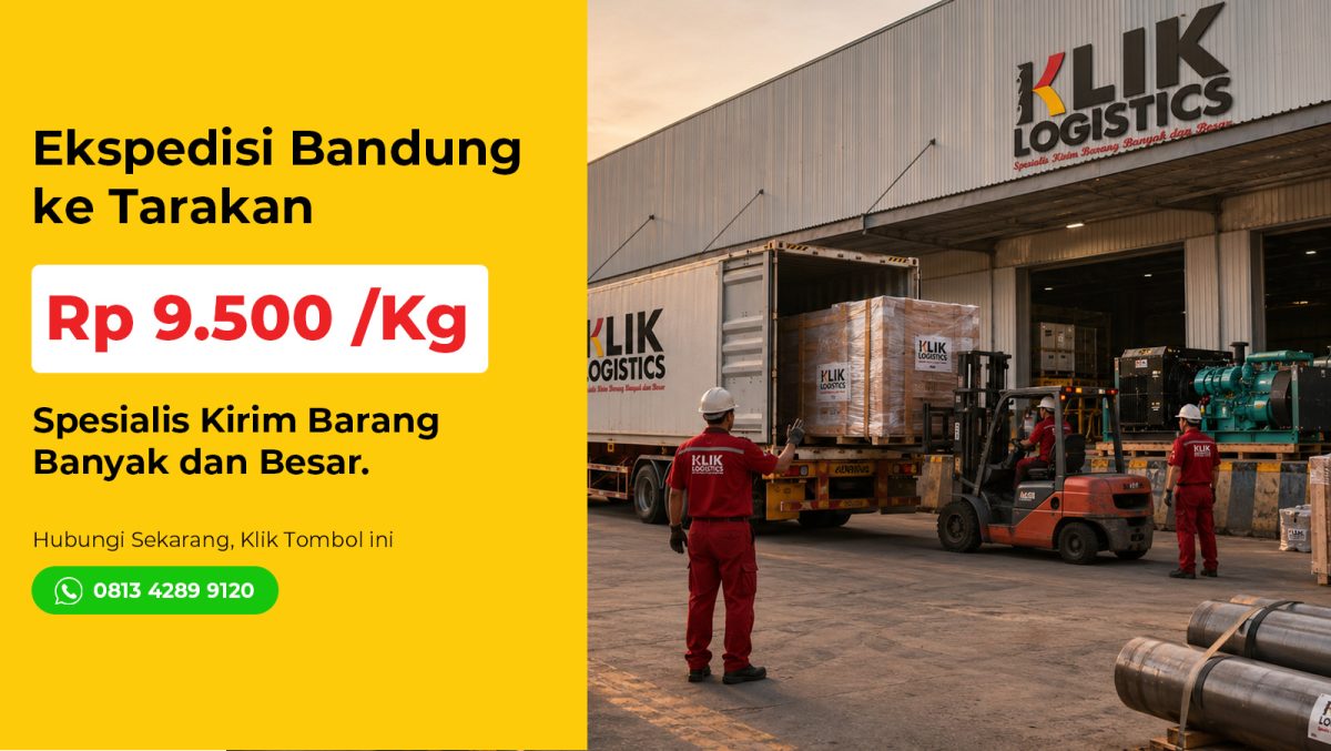 ekspedisi bandung tarakan klik logistics