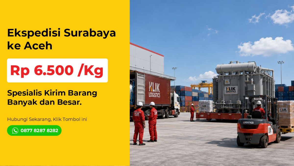 ekspedisi Surabaya Aceh Klik Logistics