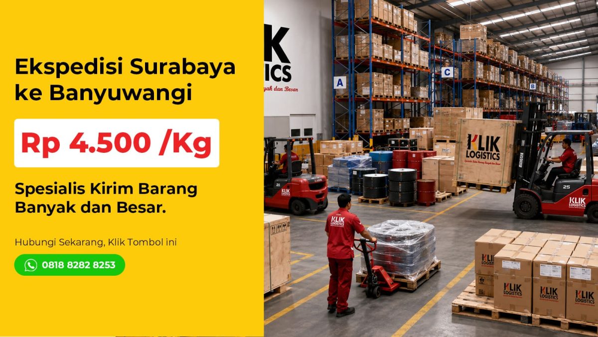 ekspedisi Surabaya Banyuwangi Klik Logistics
