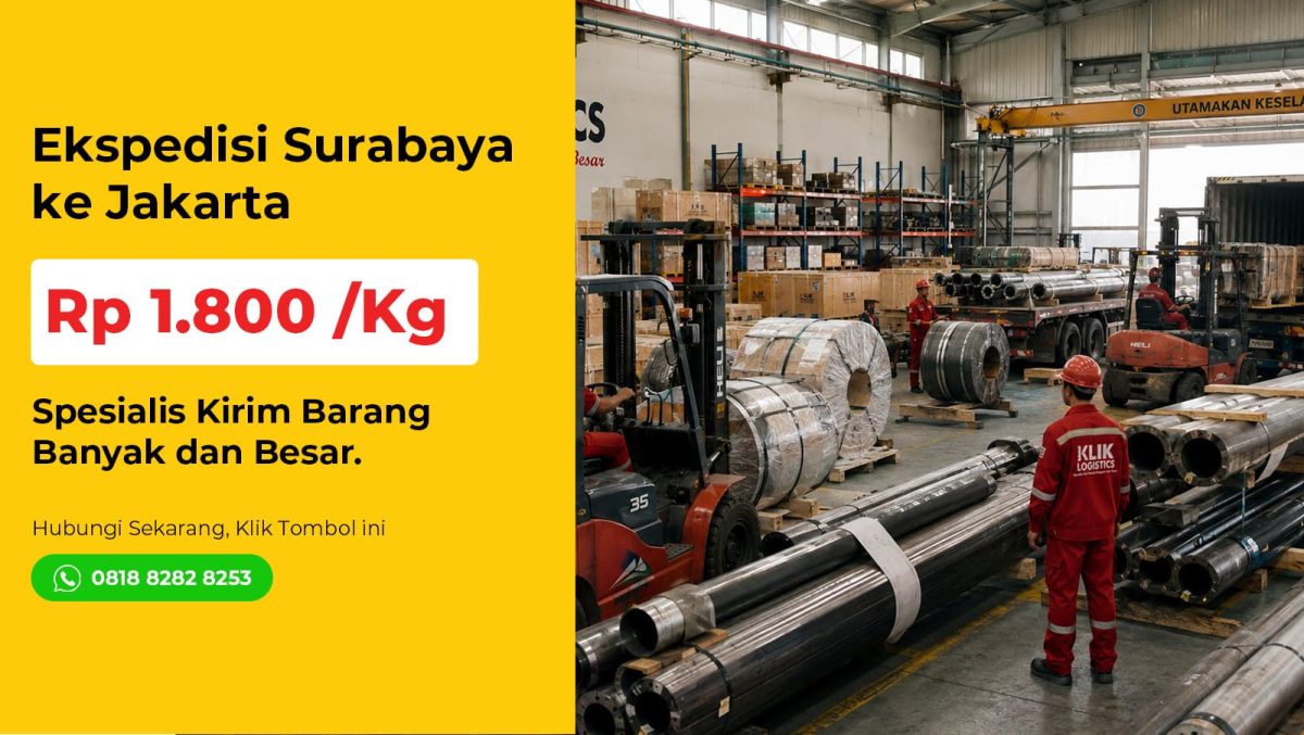ekspedisi Surabaya Jakarta Klik Logistics