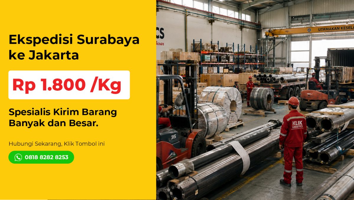 ekspedisi surabaya jakarta klik logistics