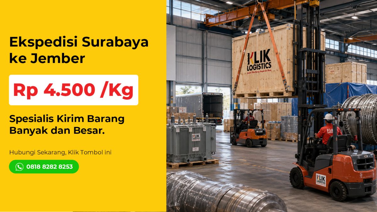 ekspedisi surabaya jember klik logistics