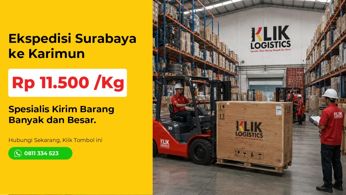 ekspedisi surabaya karimun Klik Logistics