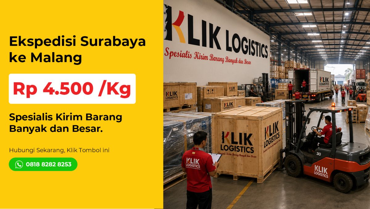 ekspedisi surabaya malang klik logistics