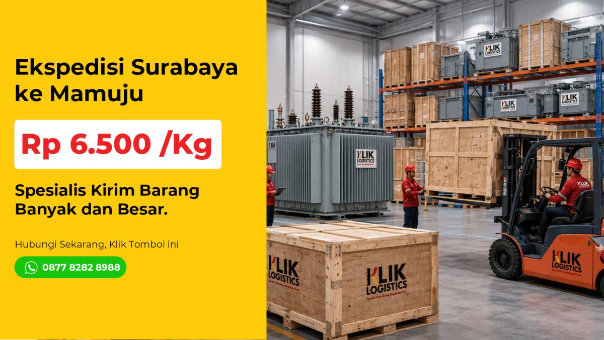 ekspedisi surabaya mamuju klik logistics
