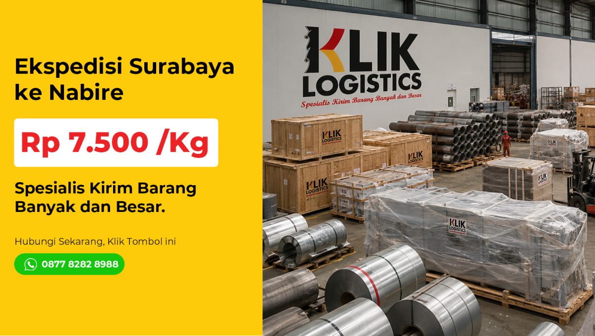 ekspedisi surabaya nabire Klik Logistics