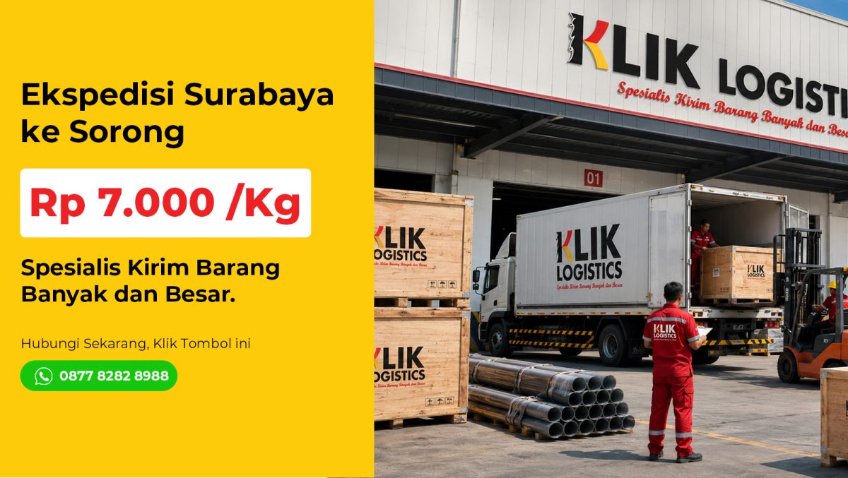 ekspedisi surabaya sorong Klik Logistics
