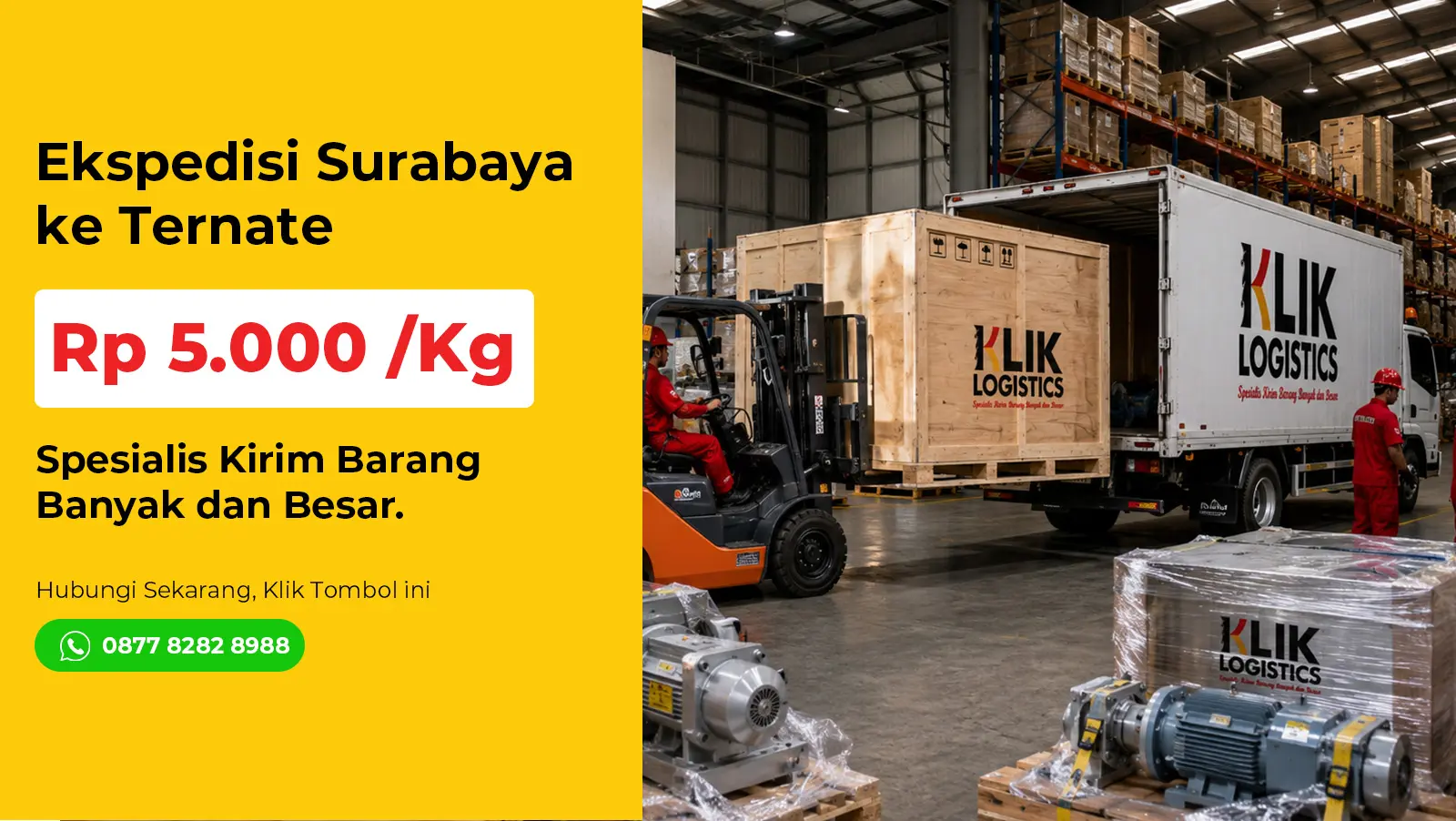 ekspedisi surabaya ternate klik logistics