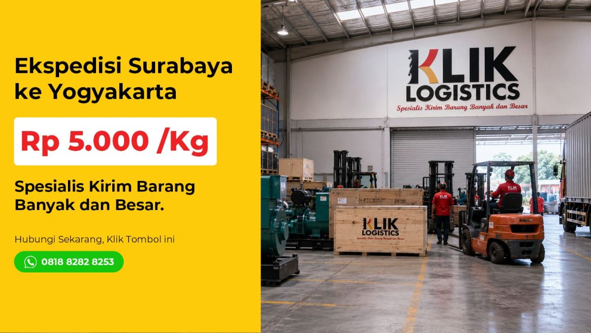 ekspedisi Surabaya Yogyakarta Klik Logistics